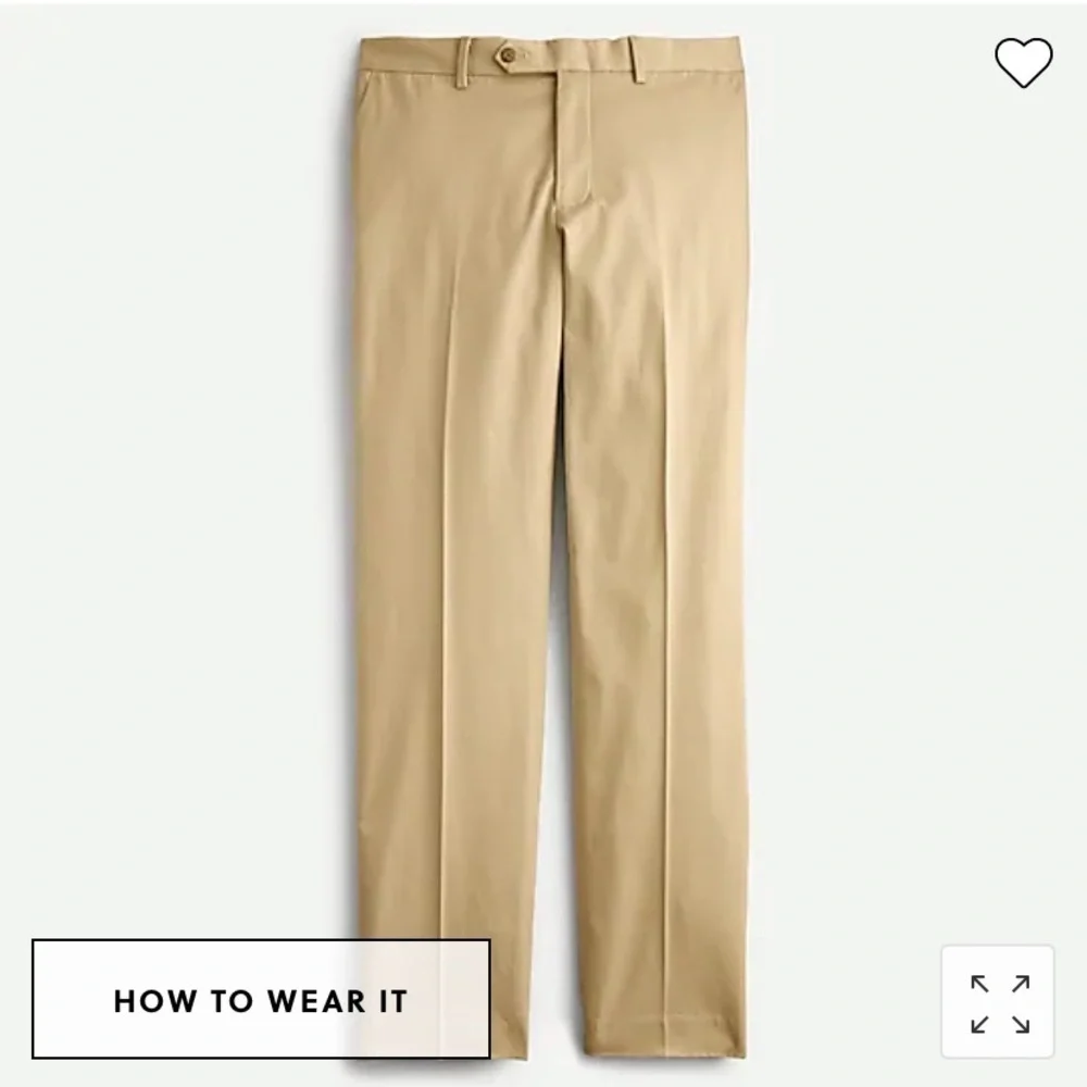 J Crew Bowery Slim-fit dress pant in stretch chino AN573